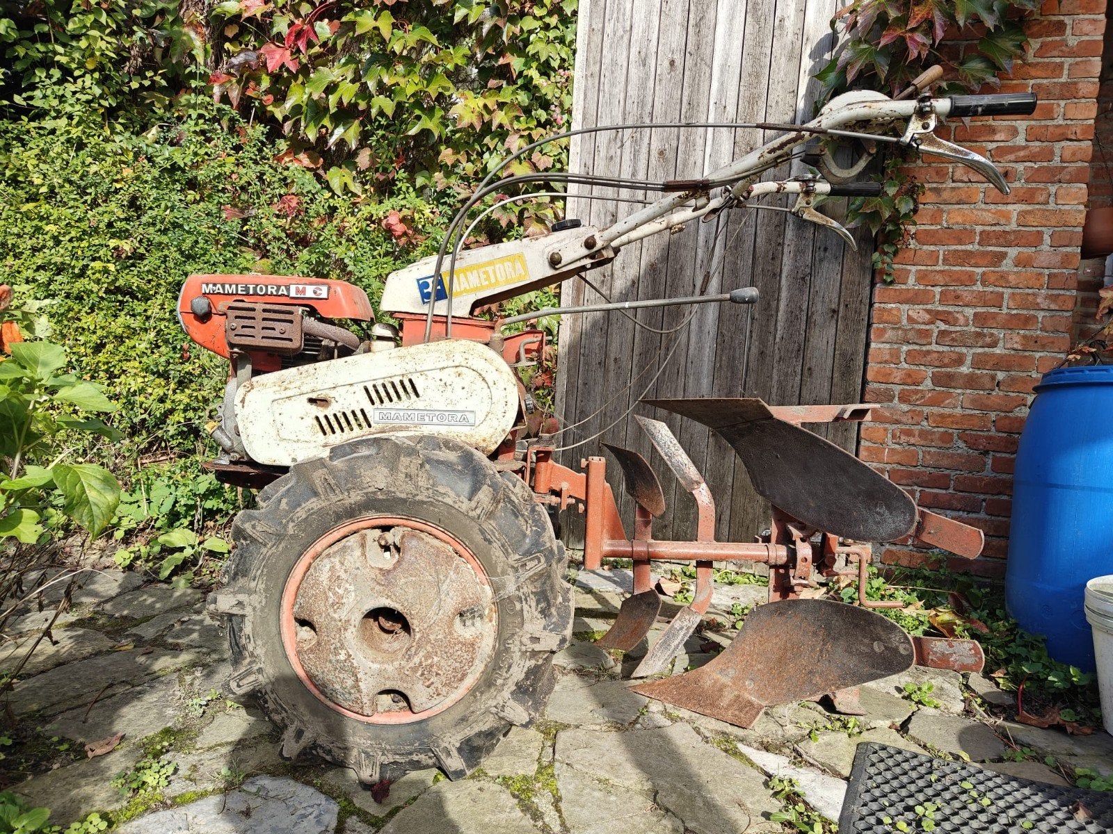motoculteur met ploeg, Tuin en Terras, Ophalen