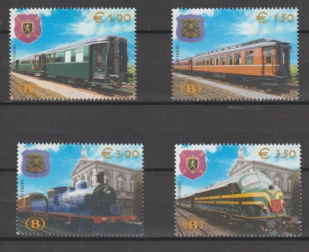 België 2003 NMBS/SNCB Koninklijke Treinen **, Postzegels en Munten, Orginele gom, Ophalen of Verzenden, Postfris, Treinen