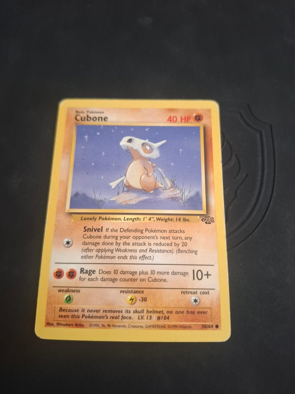 Coffret Pokémon Map Cubone 50/64 Jungle (1999) - Vintage, Enlèvement ou Envoi