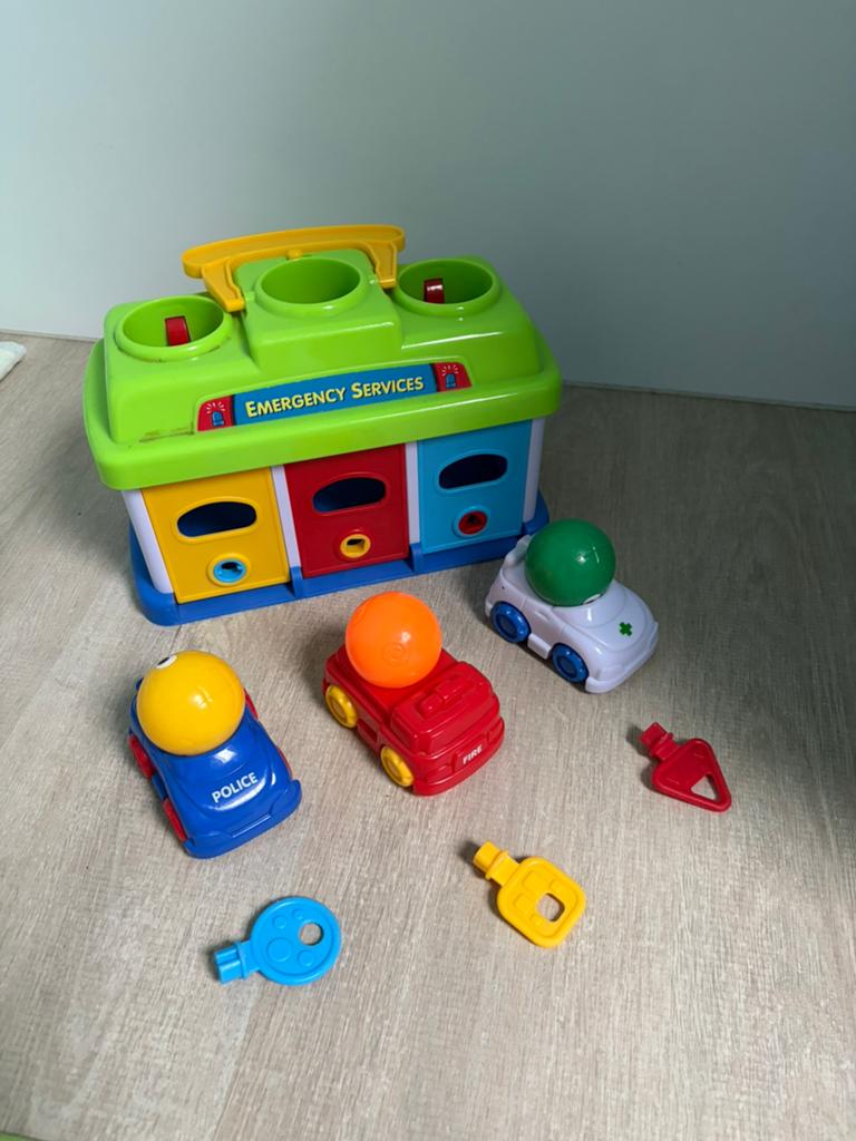Auto garage, Kinderen en Baby's, Ophalen, Gebruikt