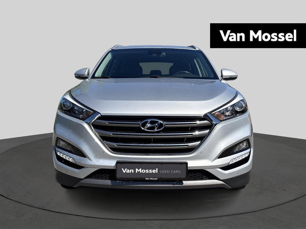 Hyundai Tucson 1.6 T-GDi 4x4 DCT, Auto's, Hyundai, Automaat, Stof, Gebruikt, Euro 6
