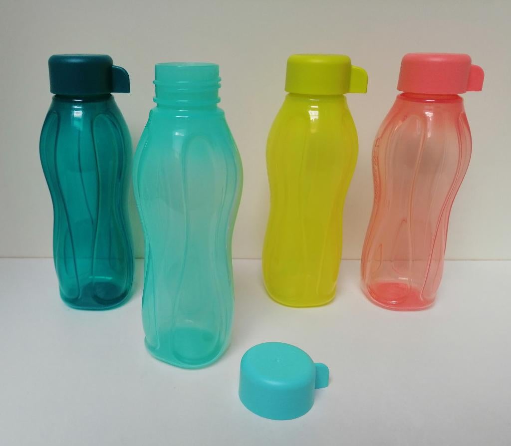 Tupperware™ « Bouteille Eco - Gourde Enfant » 310 ml x 4, Envoi, Neuf, Bleu, Récipient ou Bol