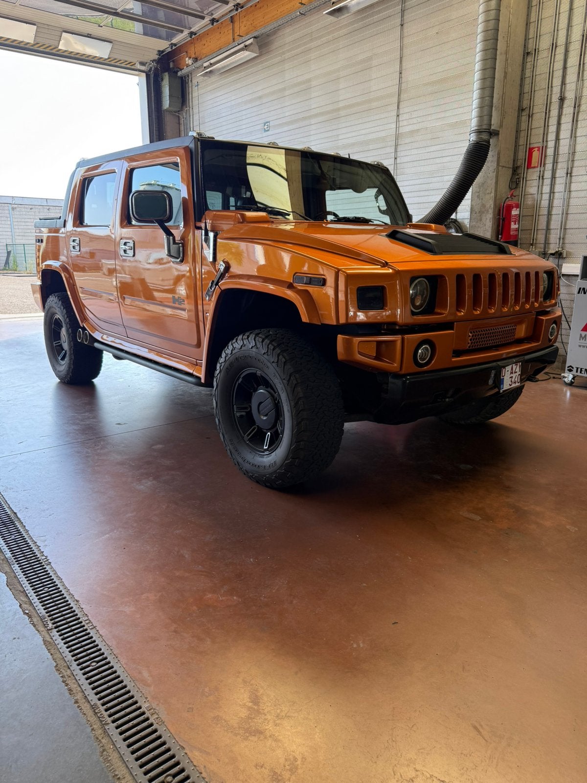 Hummer H2 pick up 6.0 V8, slechts 123.000km., Autos, Cuir, Achat, Système audio, Autres couleurs