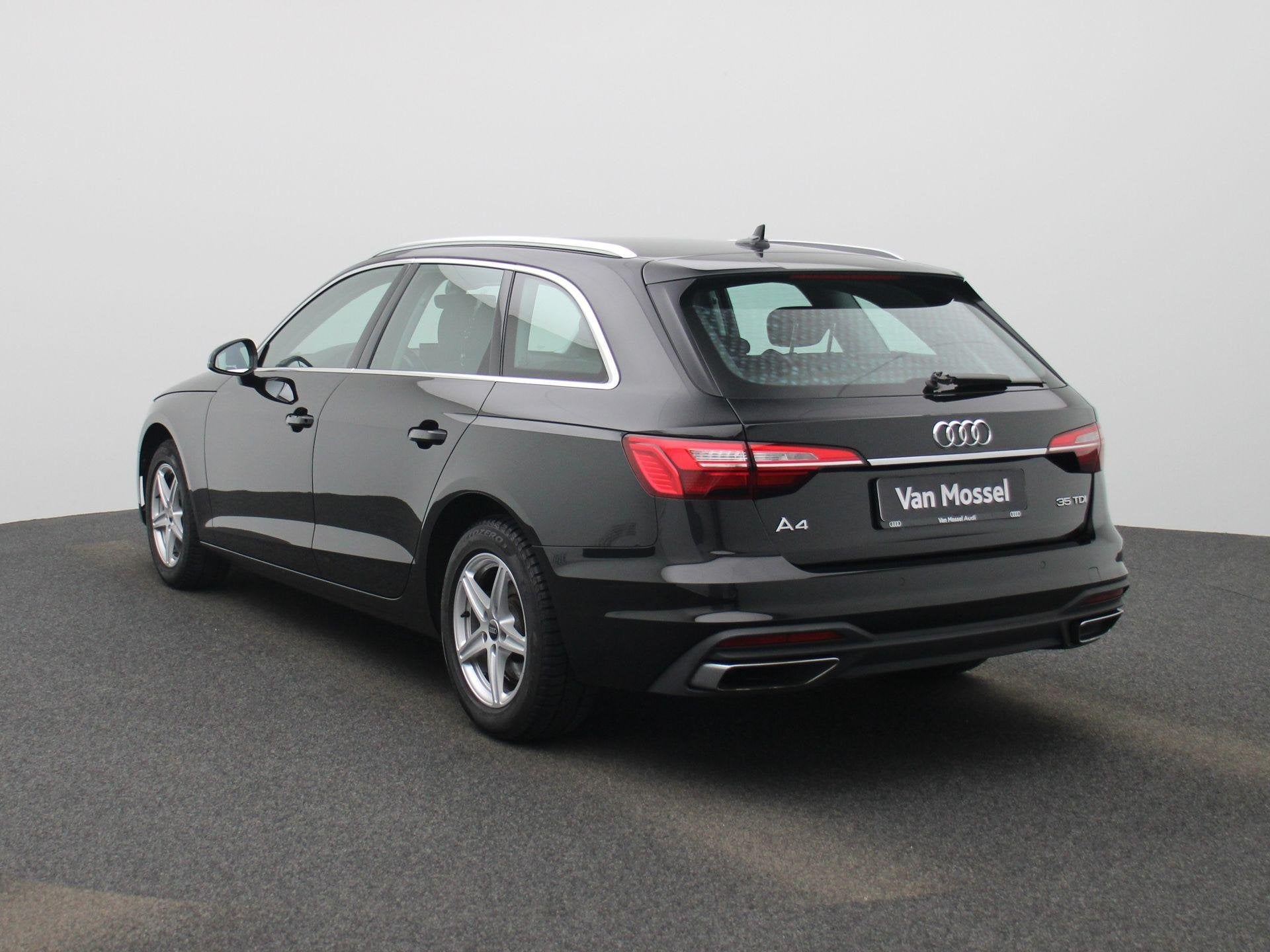 Audi A4 Avant 2.0 30 TDi 100kW S tronic Attraction B.E, Auto's, Stof, Zwart, 4 cilinders, 136 pk
