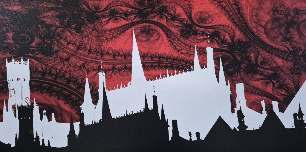 Toile Bruges, Comme neuf, 75 à 100 cm, 5 – 50, Enlèvement