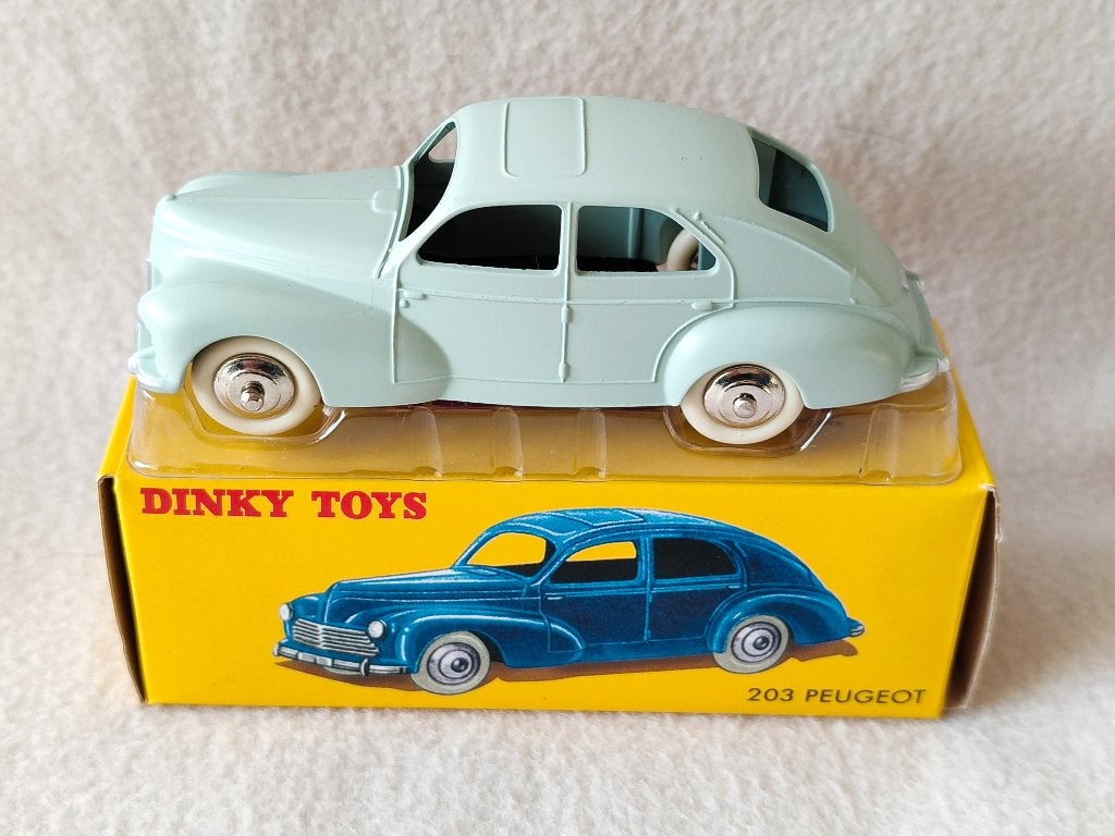 Dinky Atlas _ Peugeot 203 _ ref. 24R (vert pastelle), Hobby & Loisirs créatifs, Voitures miniatures | 1:43, Enlèvement ou Envoi