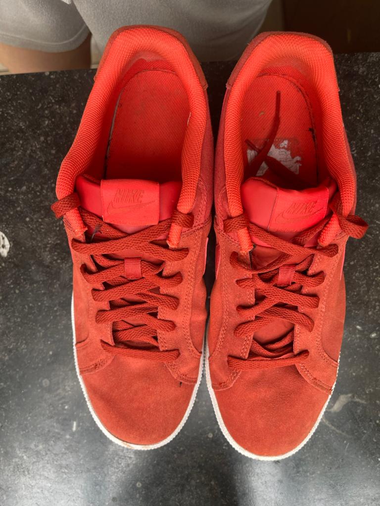 Nike Court Royale Suede Rouge - Taille 45 (US 11), Enlèvement, Comme neuf, Nike