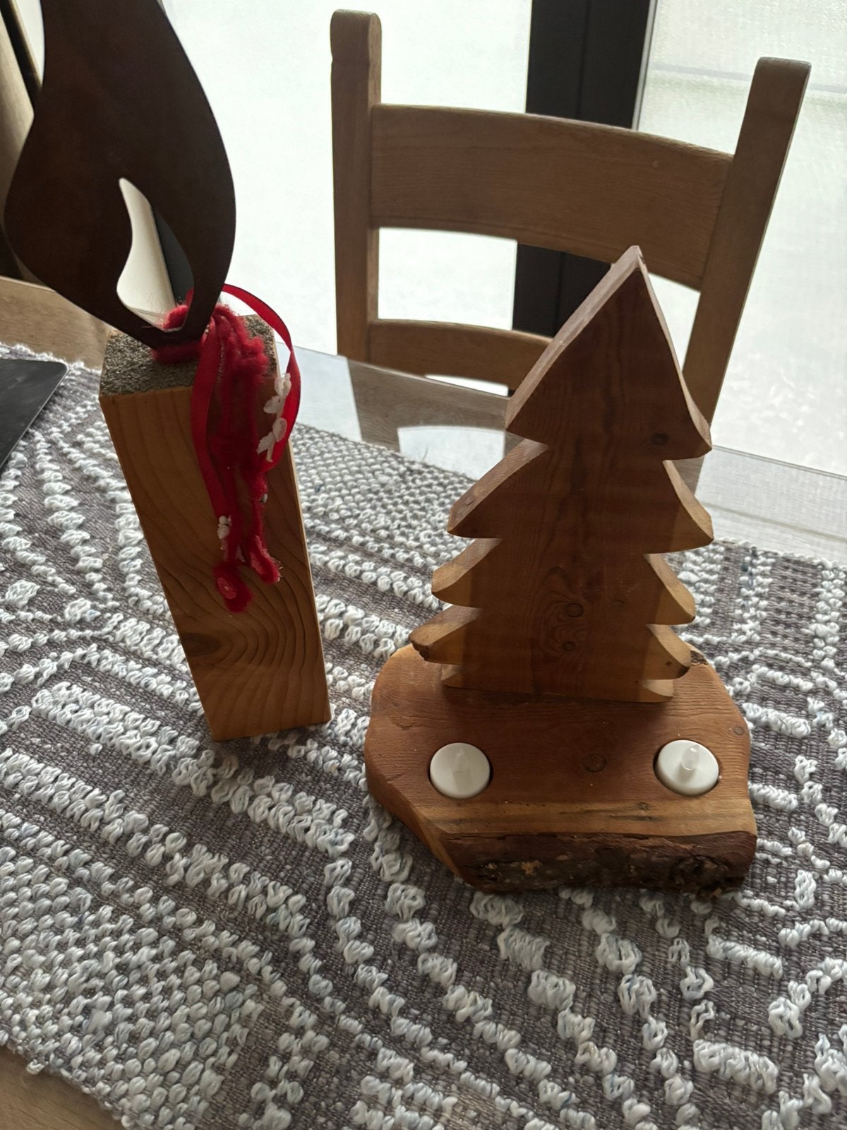 Oostenrijks kerstdecoratie houtsnijwerk, Ophalen, Zo goed als nieuw
