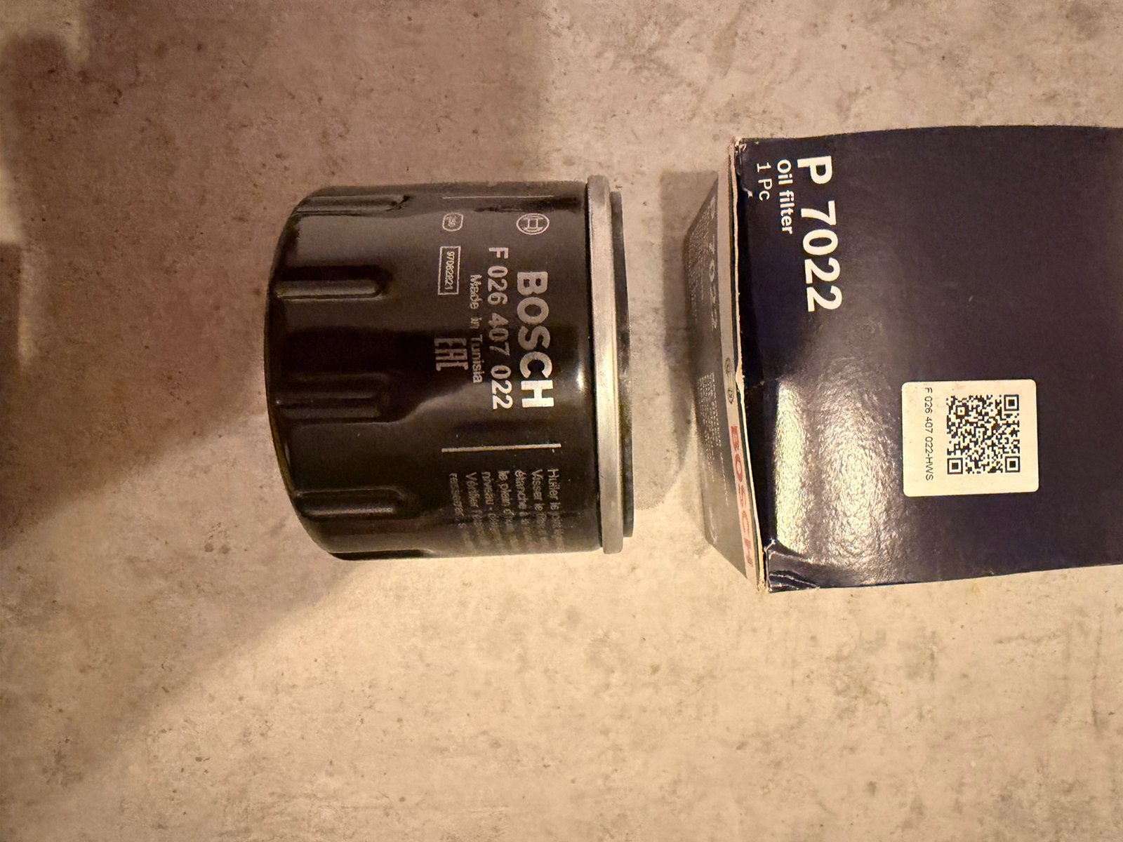 Filtre a huile bosch P7022 neuf, Enlèvement ou Envoi