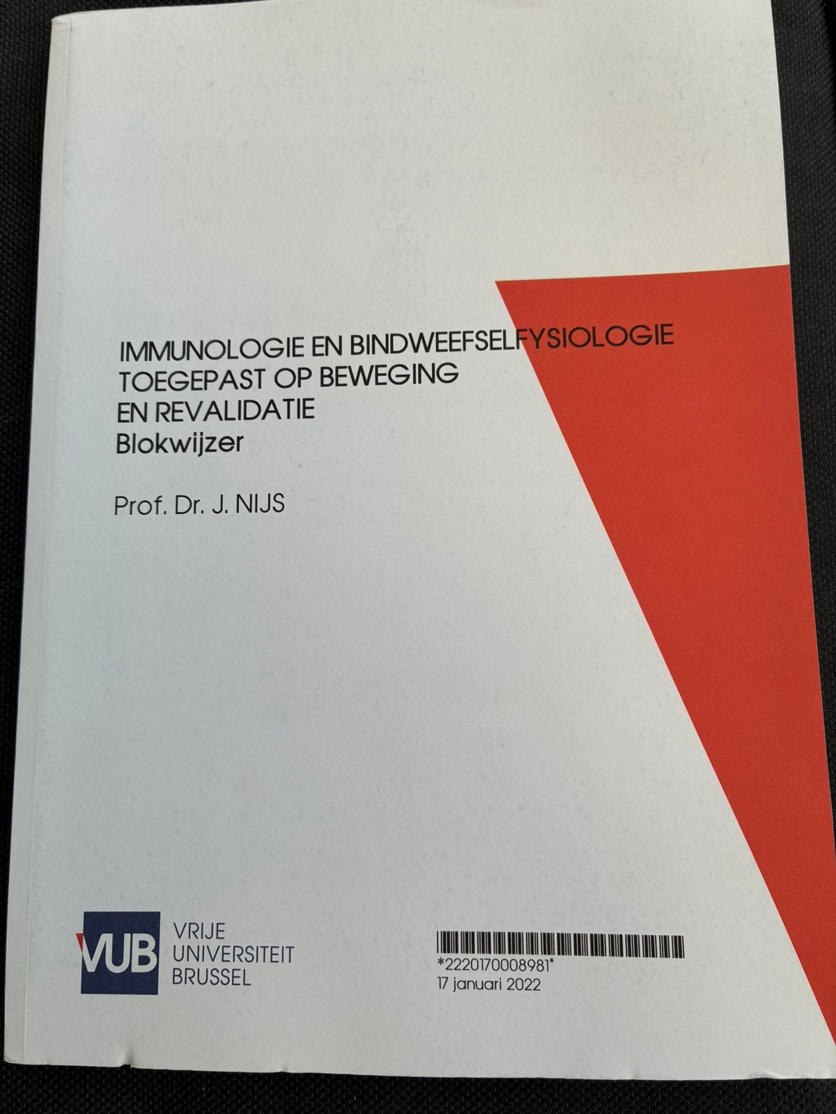 immunologie en bindweefselfysiologie, Boeken, Ophalen, Zo goed als nieuw