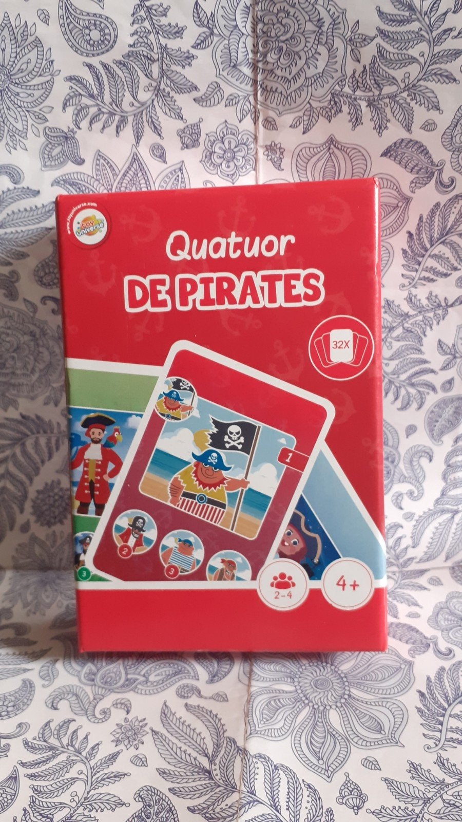 jeu de cartes quatuor de pirates pour 4 ans et +, Enlèvement ou Envoi, Utilisé, Toy universe