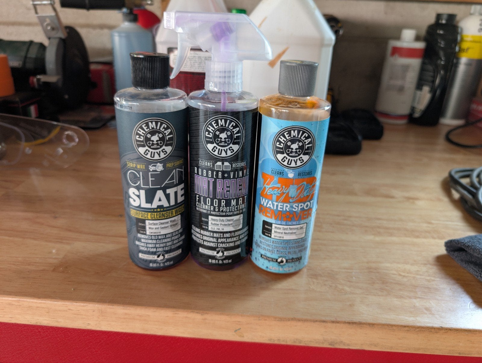 Chemical guys, Ophalen