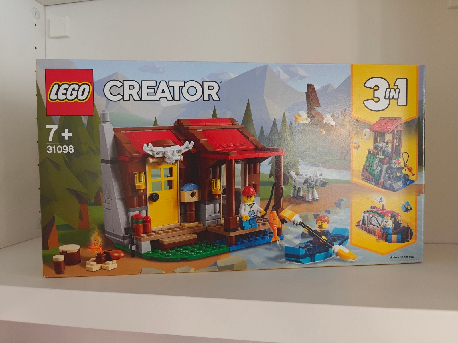Lego 31098 - Hut in de wildernis, Lego, Nieuw, Ophalen of Verzenden, Ongeopend/sealed
