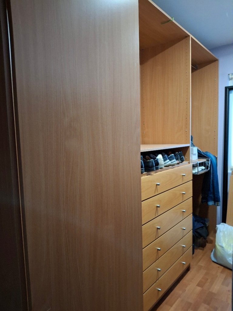 dressingkast, Huis en Inrichting, Ophalen, Gebruikt, 200 cm of meer, Met plank(en)
