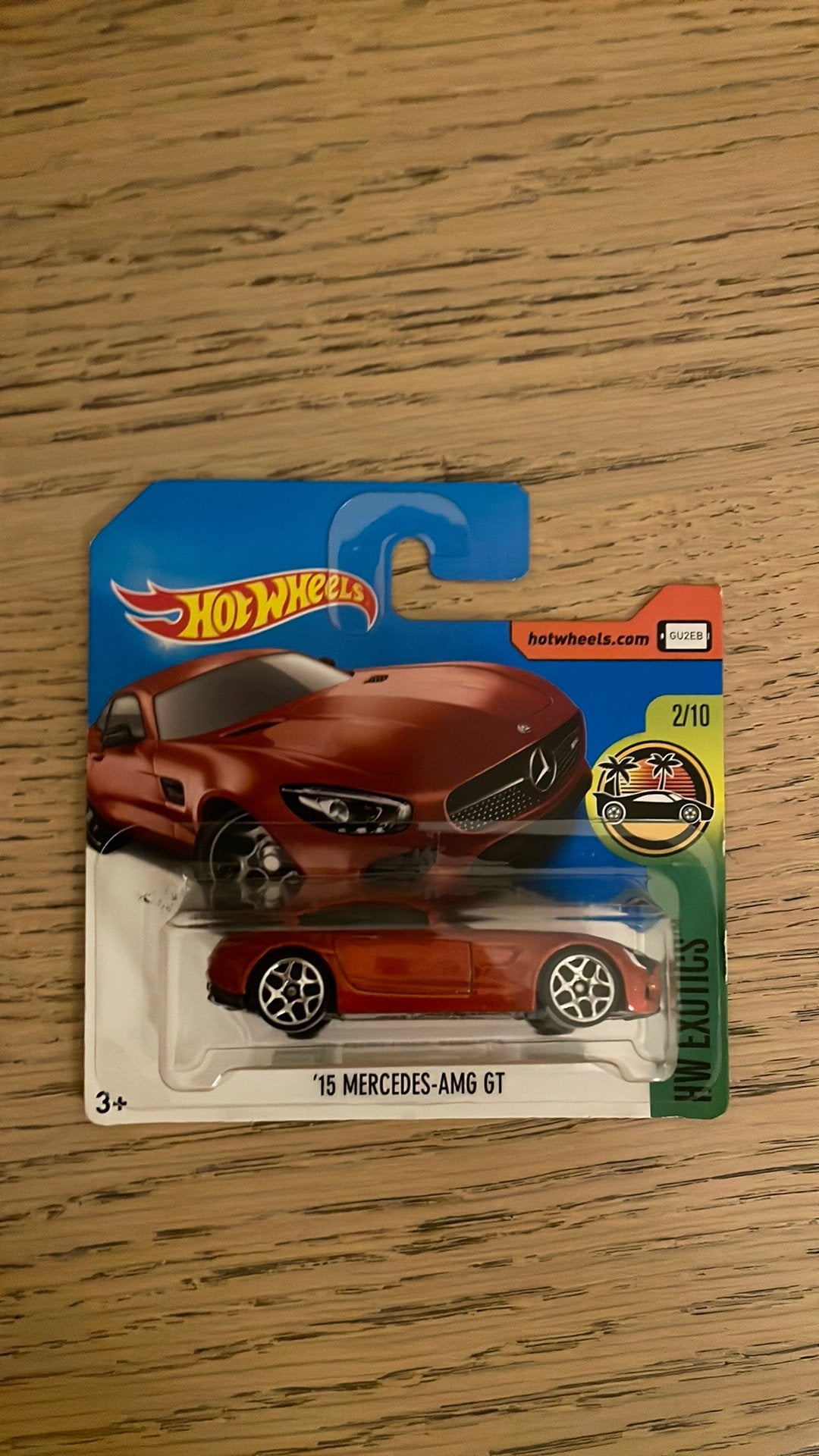 Mercedes-Benz AMG GT - HW Exotics 2017 de Hot Wheels 2015, Enlèvement ou Envoi, Comme neuf