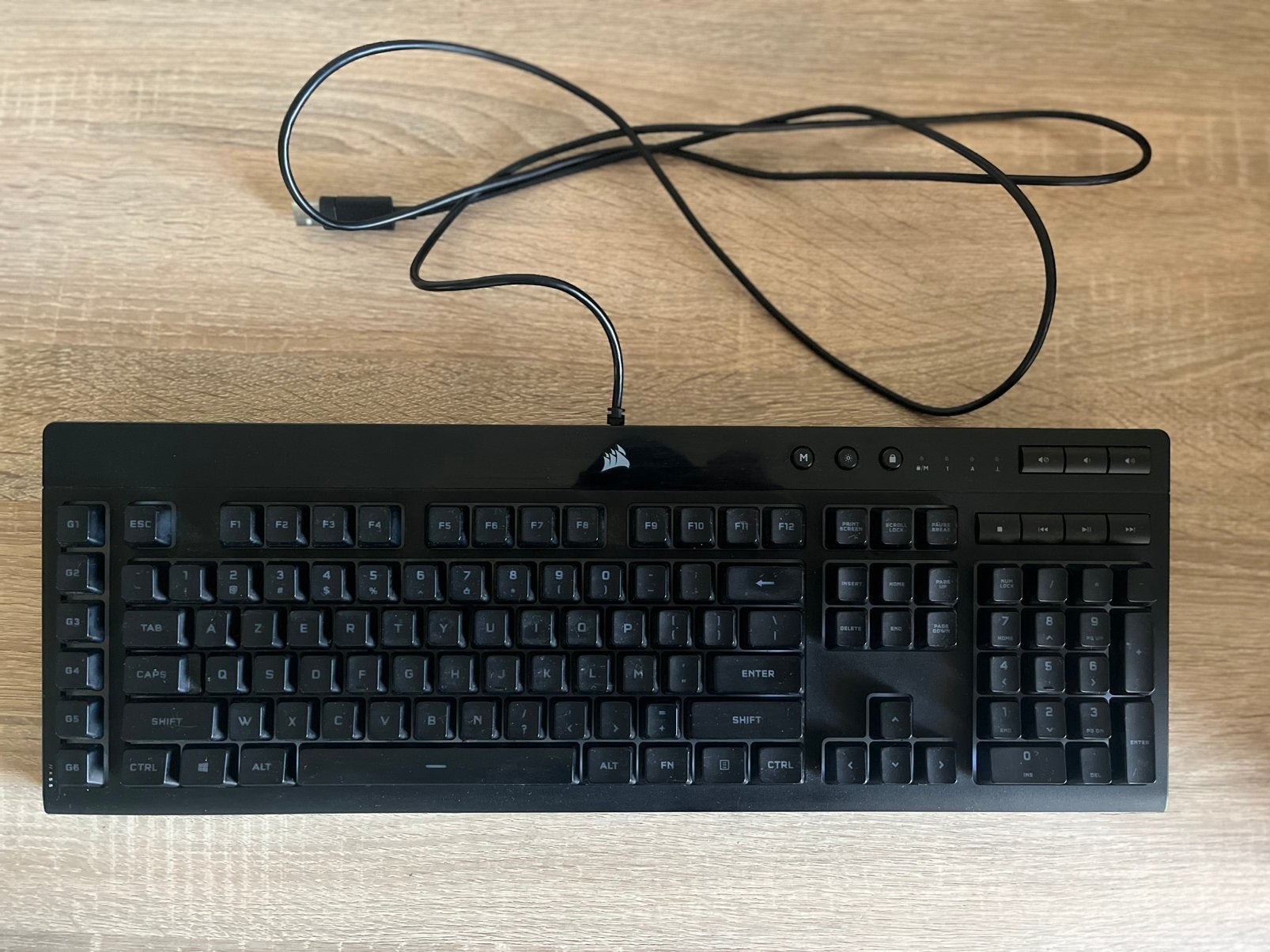 Clavier de jeu K55 RGB PRO, Informatique & Logiciels, Claviers, Comme neuf, Enlèvement
