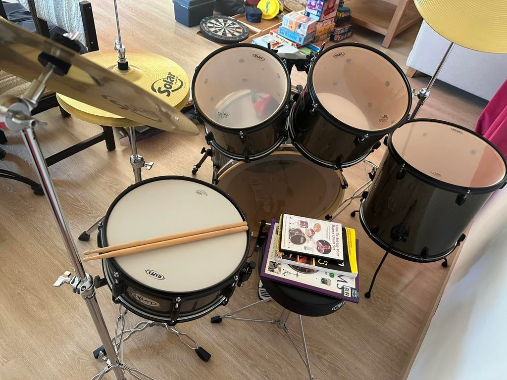 Drumstel, Musique & Instruments, Enlèvement, Comme neuf