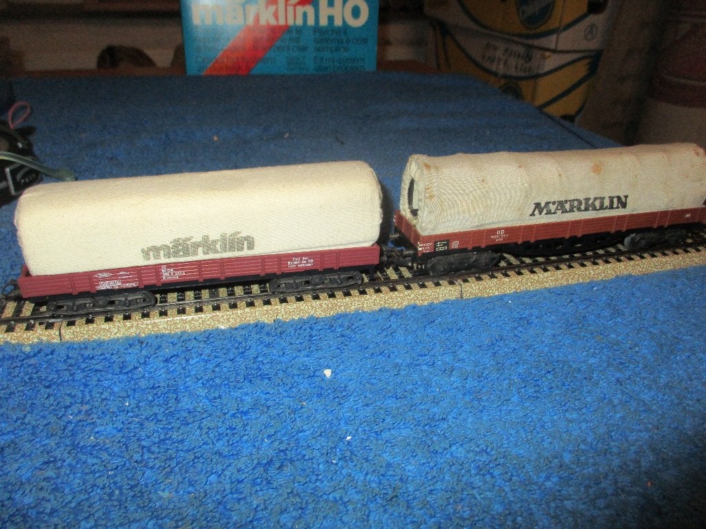 Marklin  4475 + 4517, Enlèvement ou Envoi, Utilisé, Wagon, Märklin
