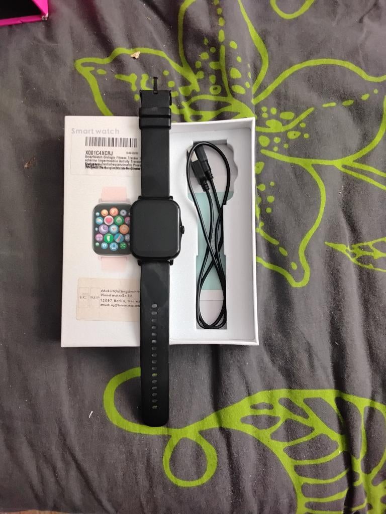Smart watch  30 euro, Ophalen, Zo goed als nieuw, Zwart