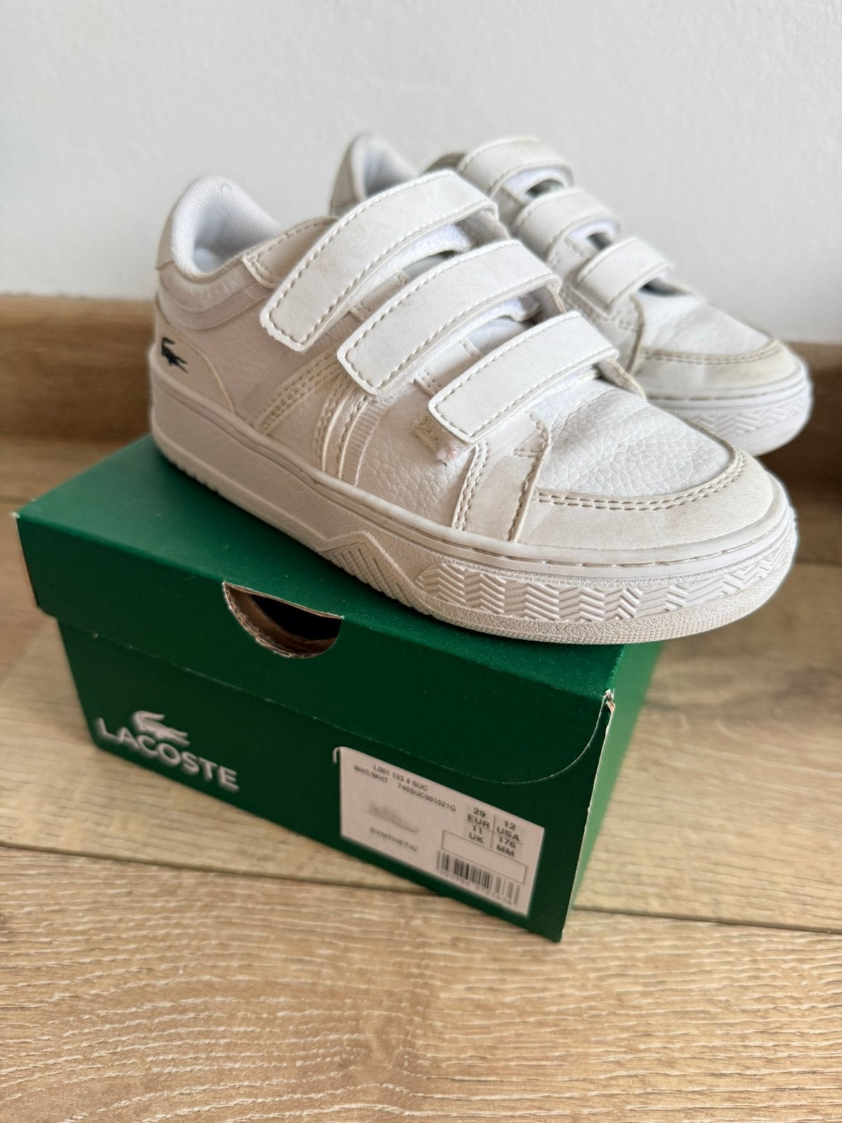 lacoste kindersneaker, Kinderen en Baby's, Babykleding | Schoentjes en Sokjes, Ophalen, Zo goed als nieuw