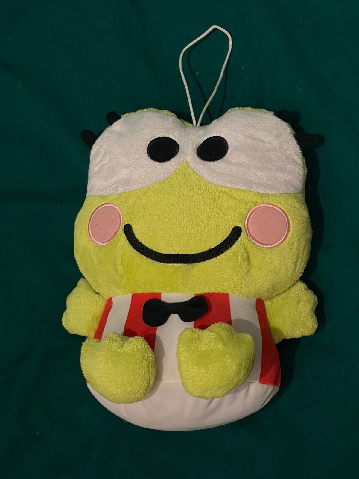Peluche de Keroppi (Sanrio/Hello Kitty), Enlèvement ou Envoi, Autres marques, Moyen (20 à 80 cm), Utilisé