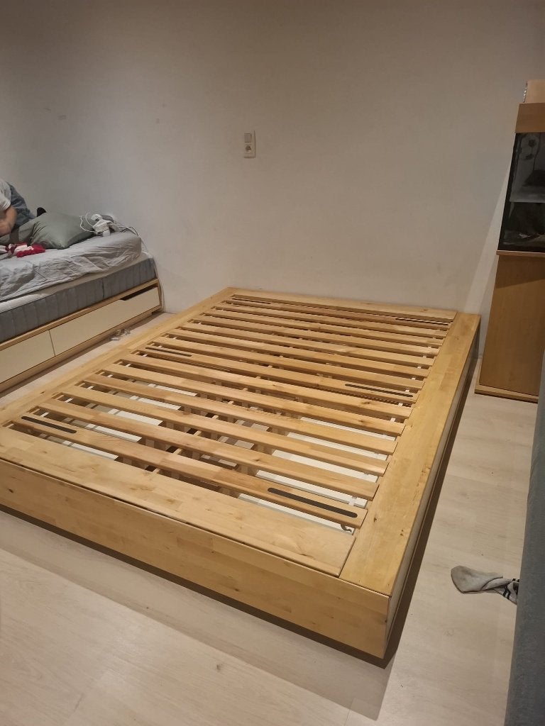 Ikea mandal bed, Enlèvement, Utilisé, 200 cm, Bois
