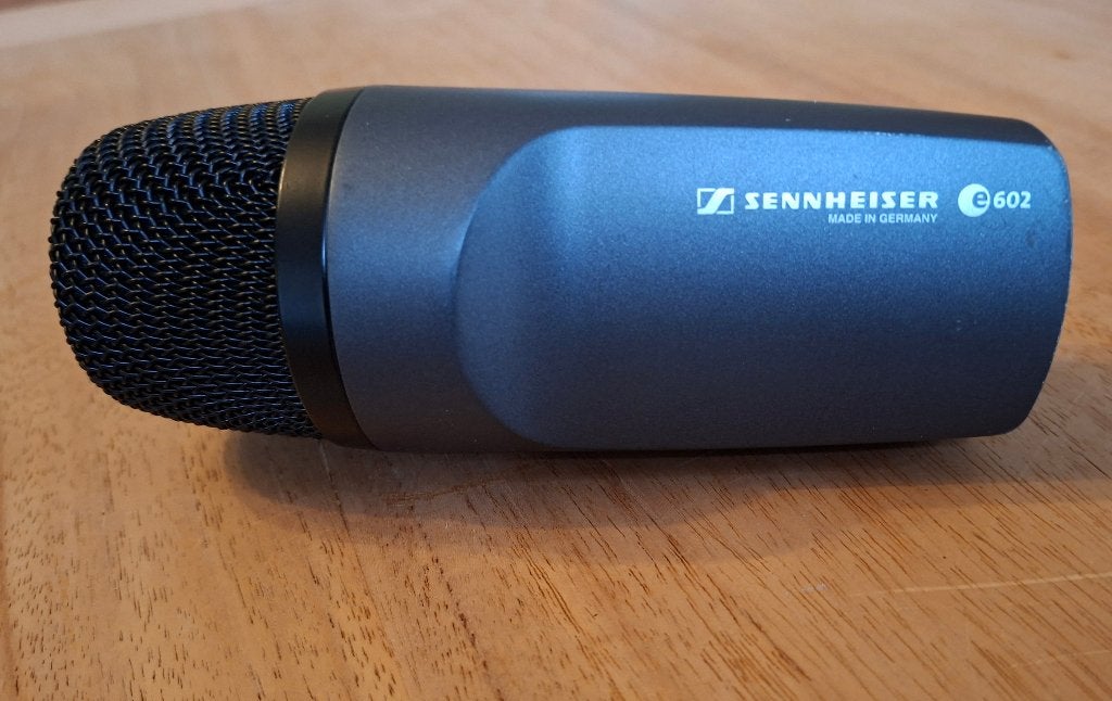 Sennheiser E602 microfoon kick, bas, Muziek en Instrumenten, Microfoons, Gebruikt, Instrumentmicrofoon, Ophalen of Verzenden