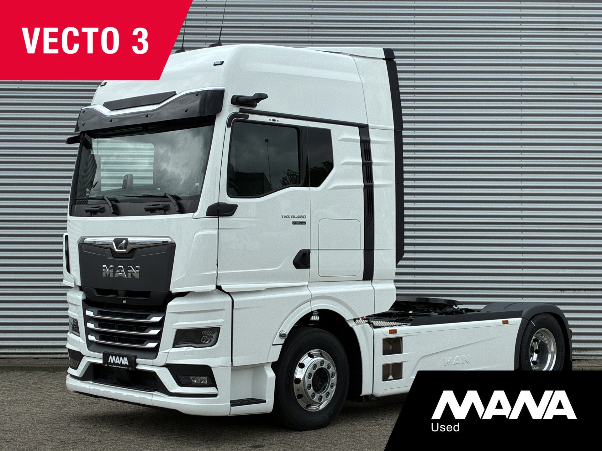 MAN TGX 18.480 480PK 4x2 BL Vecto 3 Stand-Clima CarPlay LED, Automaat, MAN, Wit, Bedrijf