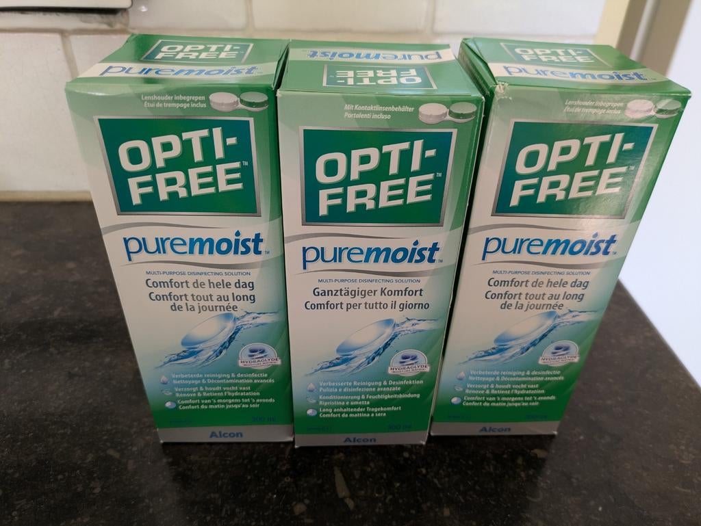 Lenzenvloeistof Opti-free Puremoist 3x300ml, Ophalen