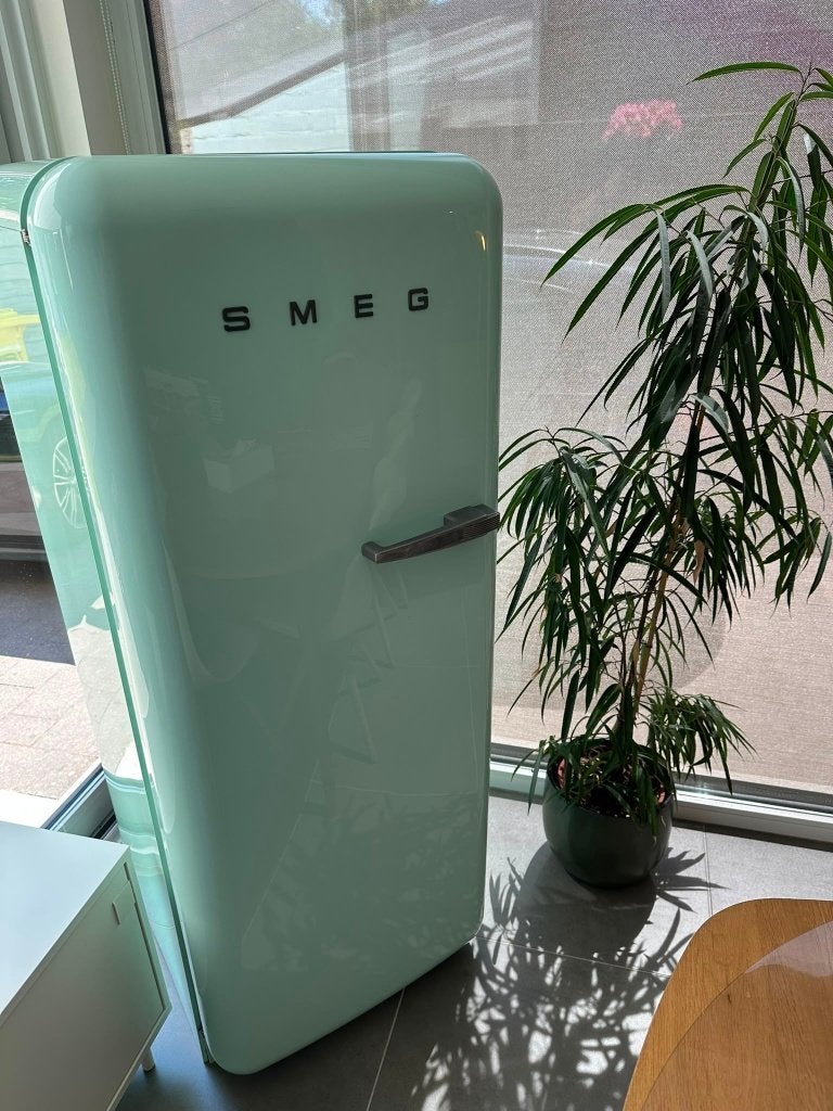 Smeg ijskast FAB28LV1, Elektronische apparatuur, Ophalen, 150 tot 200 liter, Gebruikt, 140 tot 160 cm