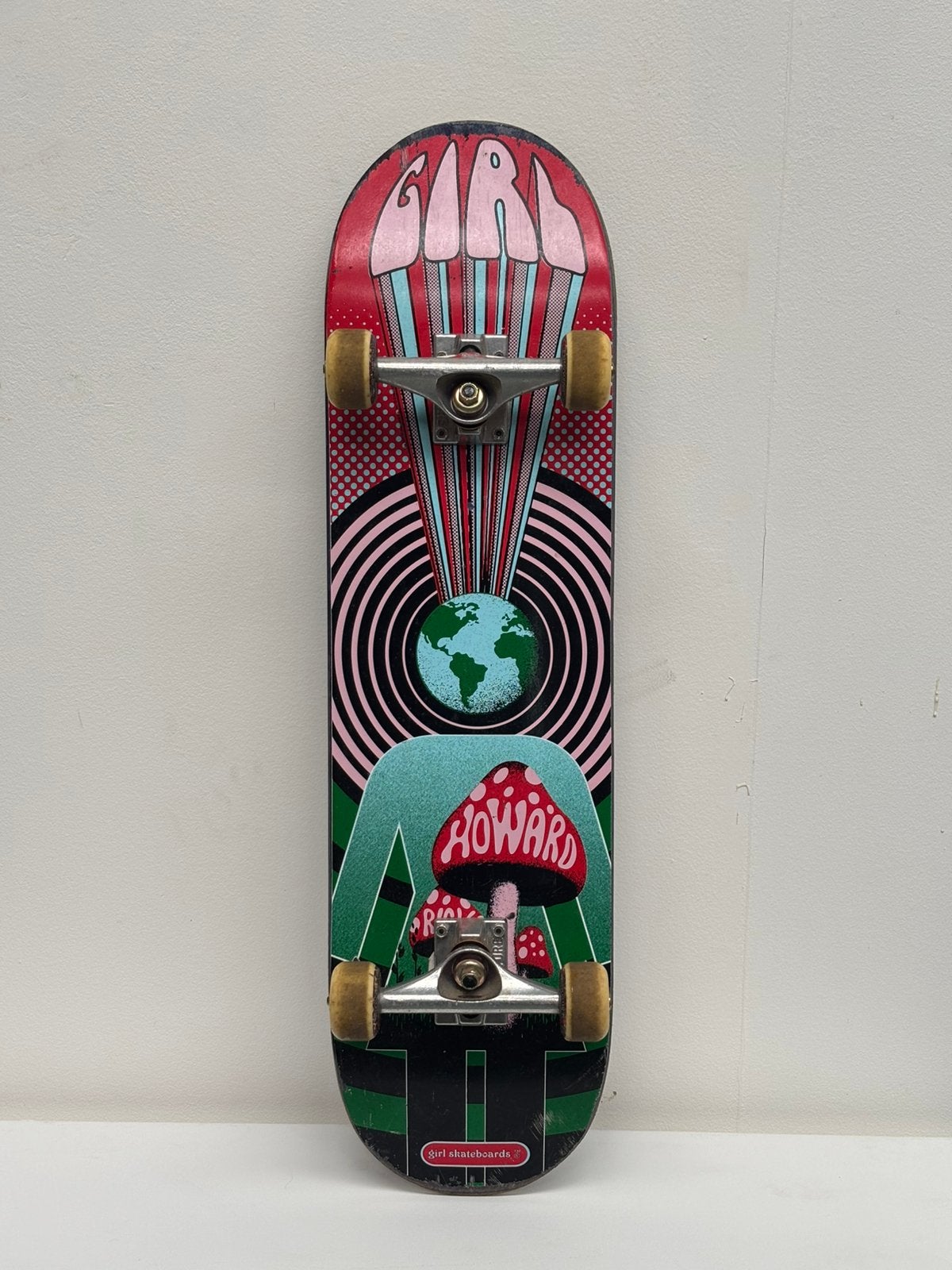 Skateboard complet Girl - Rick Howard, Sports & Fitness, Enlèvement, Utilisé, Skateboard