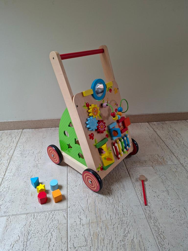 Loop en speel karretje, Kinderen en Baby's, Ophalen, Zo goed als nieuw, Duw- of Trekspeelgoed