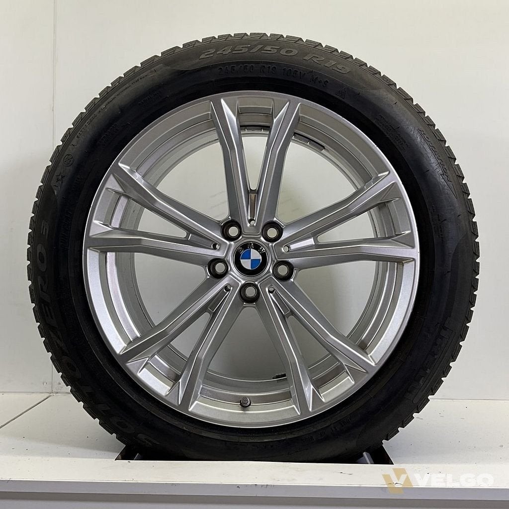 BMW X3 G45 EN 7 SERIE G70 SET VELGEN + WINTERBANDEN 19 INCH, Auto-onderdelen, 19 inch, -, -, Banden en Velgen