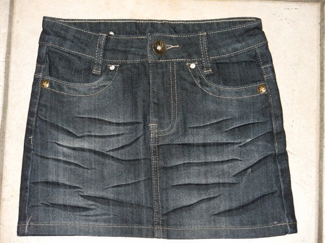 Jeansrokje, maat 128, NIEUW, Kinderen en Baby's, Kinderkleding | Maat 128, Ophalen, Nieuw, Meisje, Jurk of Rok