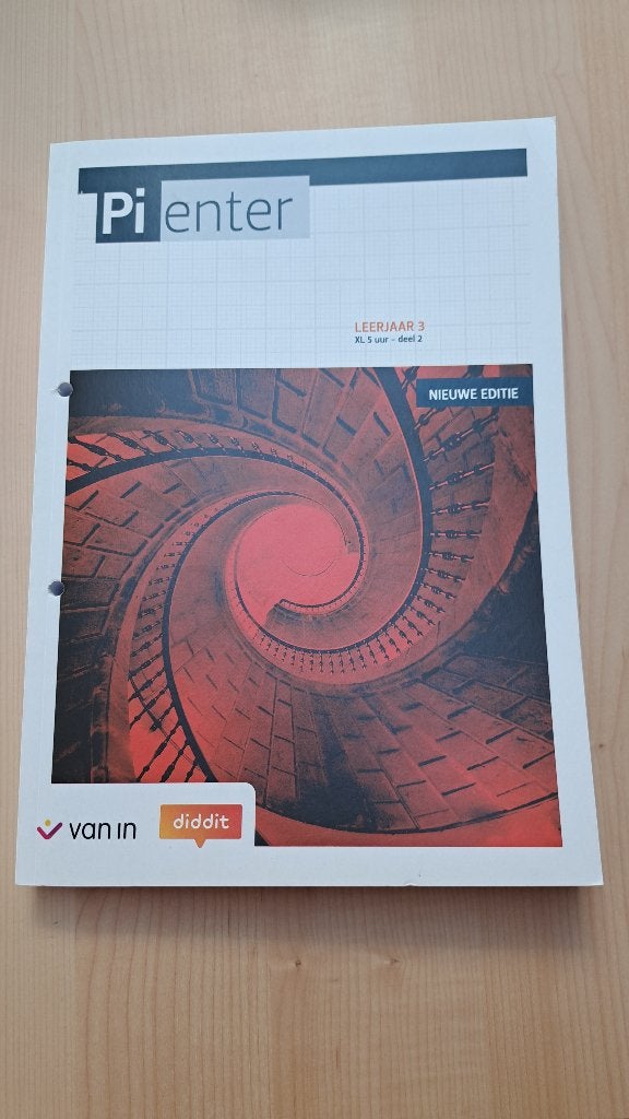 ! NIEUW !- Wiskunde - Pienter XL 3 - 5u - DEEL II (ed. 2024), Boeken, Ophalen, Nieuw, Wiskunde A, Van In