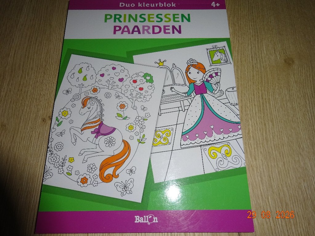 nieuwe dikke kleurboek prinsessen en paarden gratis stiften, Ophalen of Verzenden, Nieuw