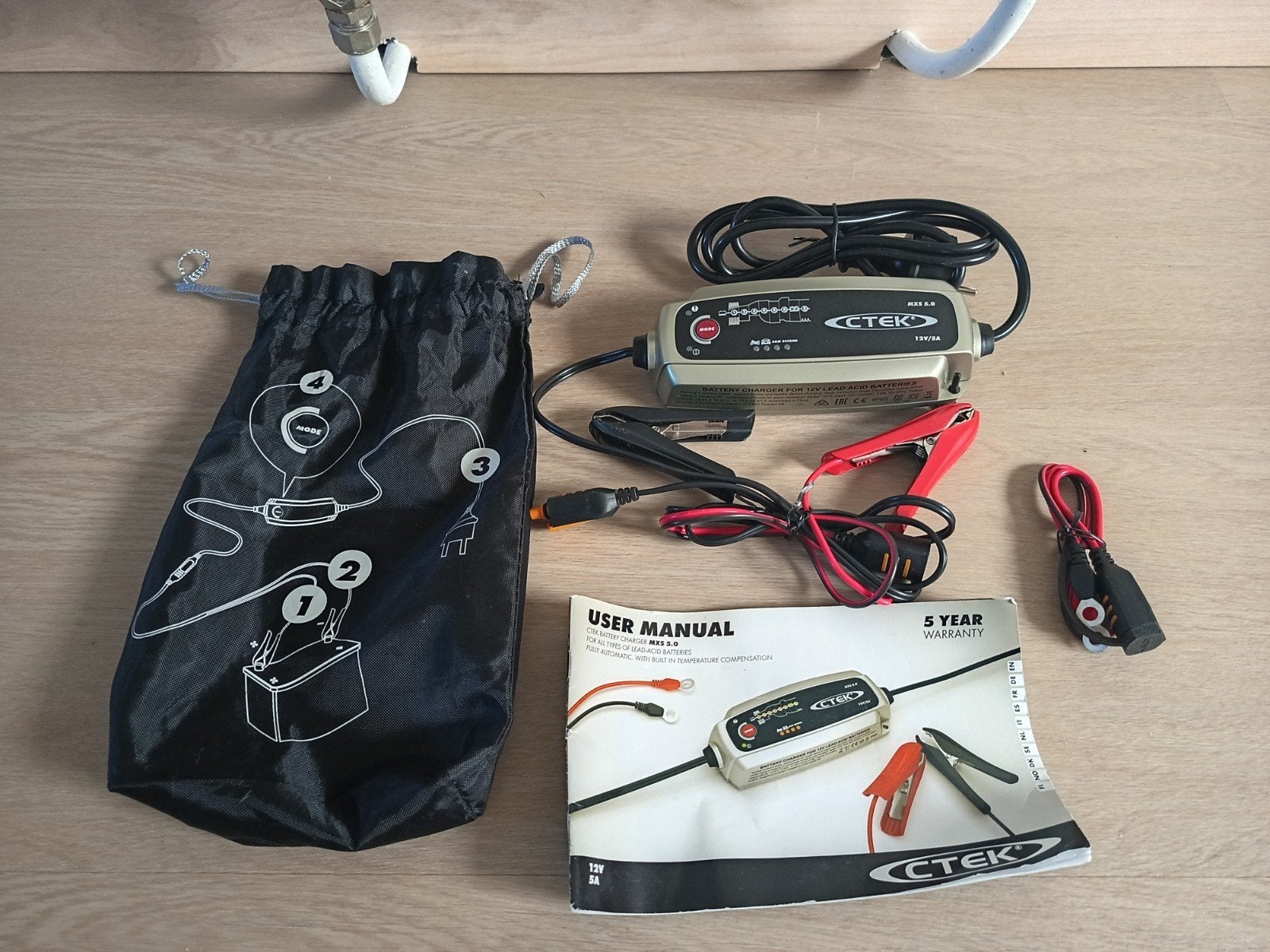 Chargeur de batterie 12V/5A CTEC MXS 5.0, Enlèvement, Utilisé