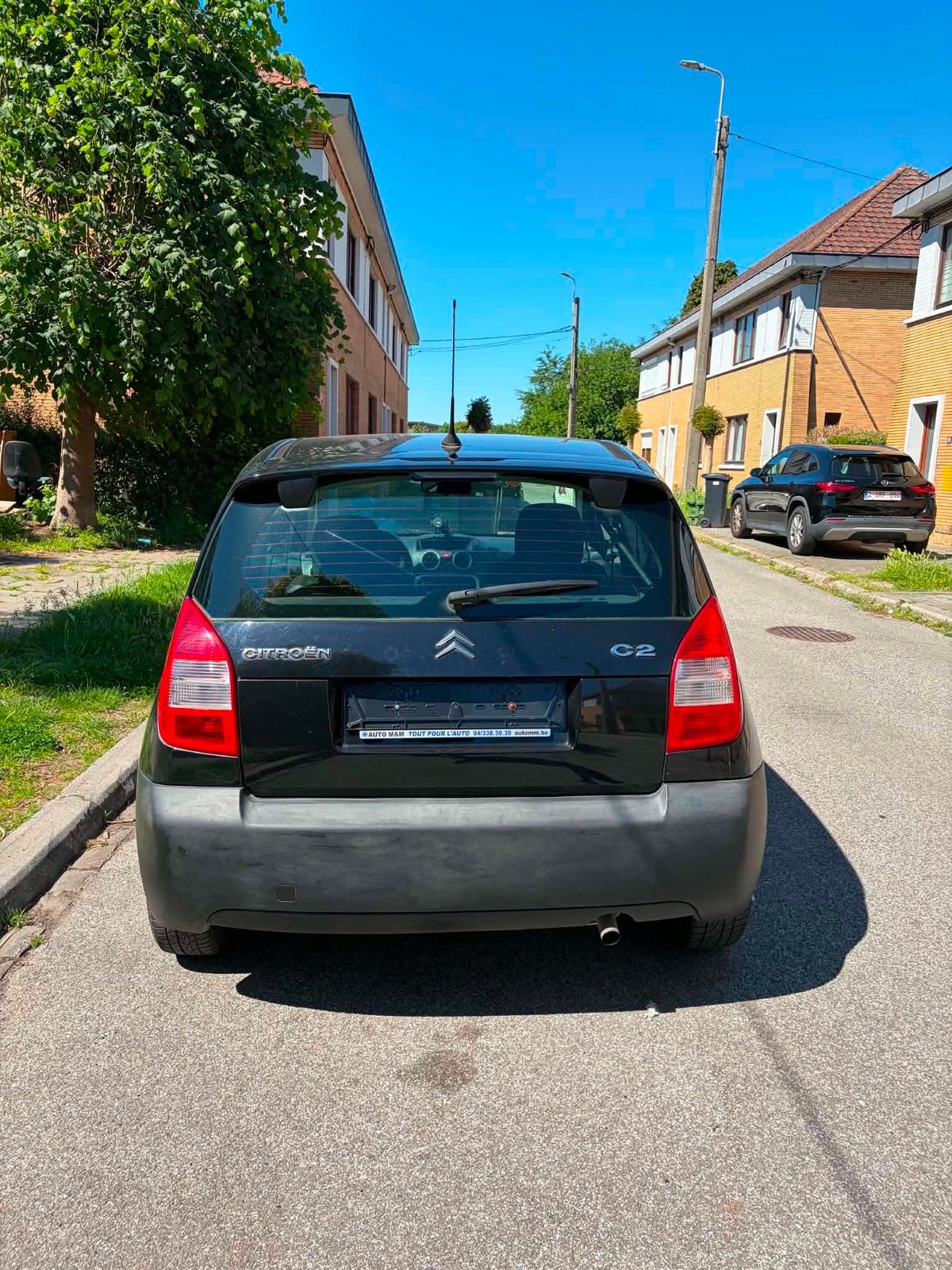 Citroën C2 1.2 Essence prete à immatriculer, Auto's, 4 deurs, Zwart, Bedrijf, Velours