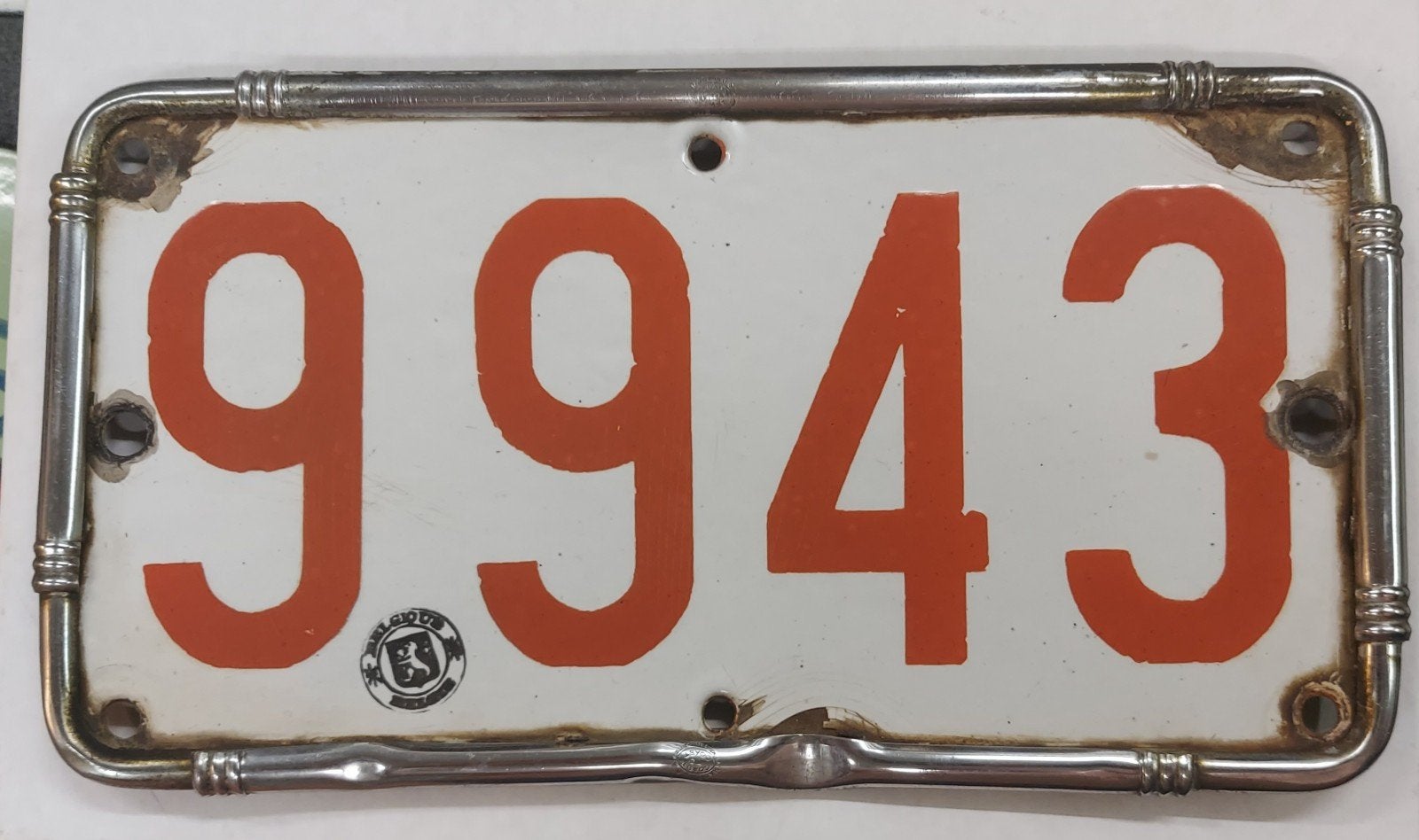 Ancienne plaque d'immatriculation Belge de la série 1927-195, Verzamelen, Overige Verzamelen