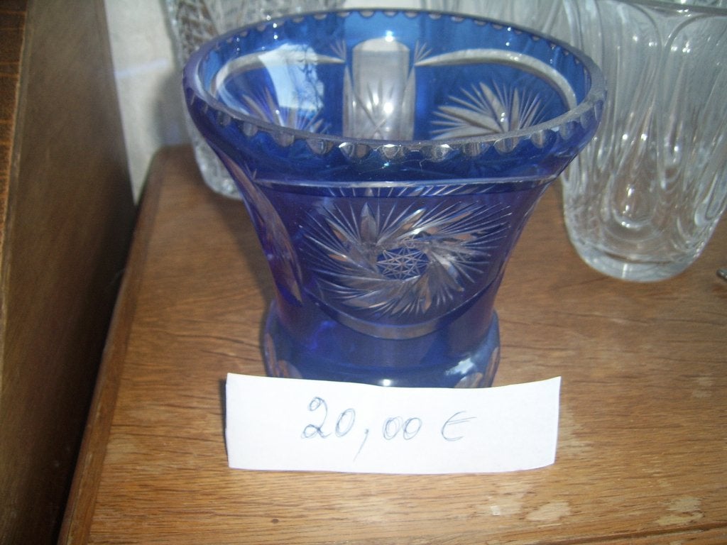 plusieurs vases val saint lambert, arques, Bohême, Enlèvement ou Envoi