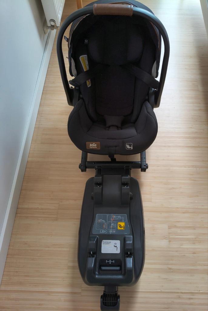 Joie I level autostoel met isofix basis, Verstelbare rugleuning, Zo goed als nieuw, Isofix, Ophalen