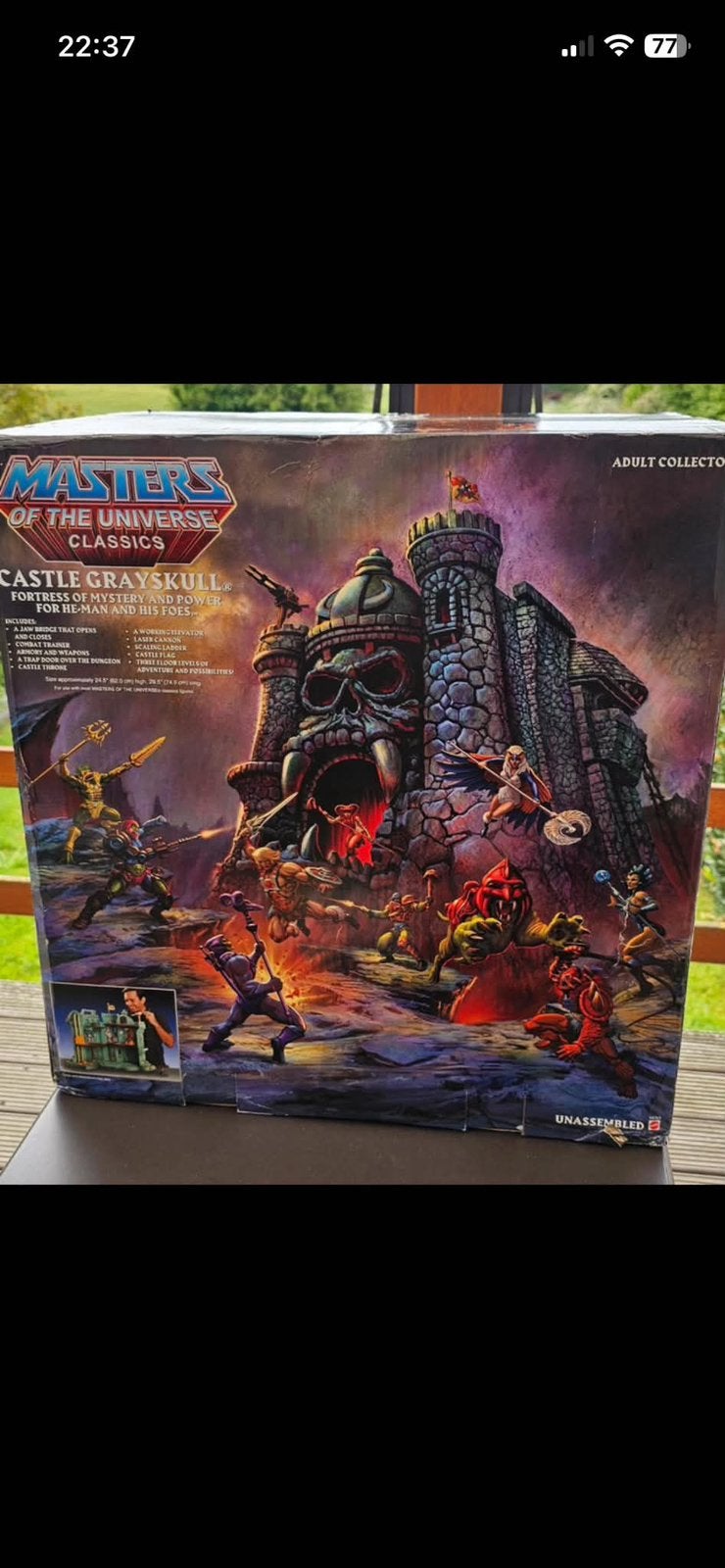 Masters of the universe classics grayskull, Envoi, Comme neuf