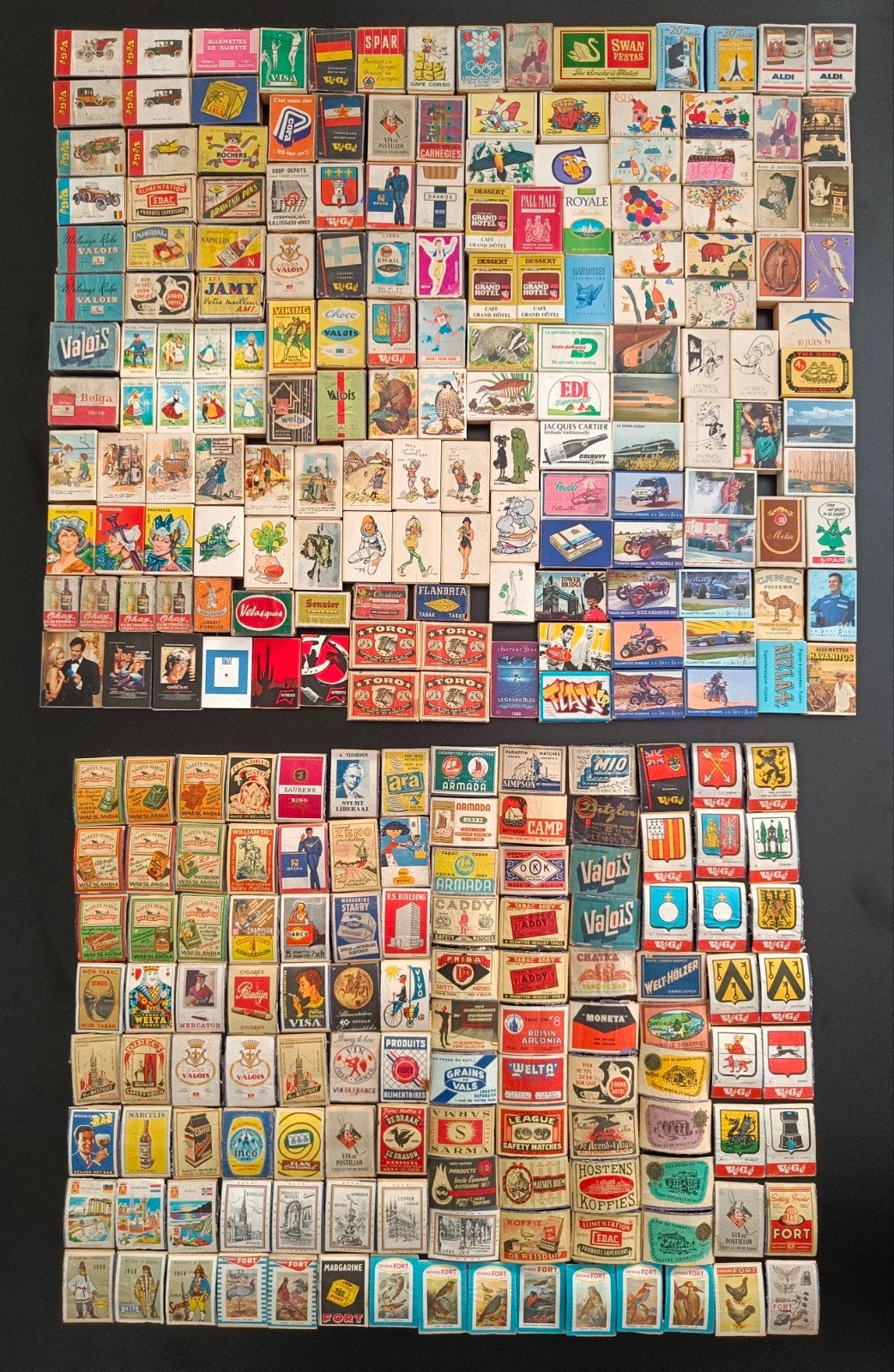 Grote collectie vintage lucifer doosjes & etiketten., Ophalen of Verzenden, Gebruikt, Luciferdoosjes of -merken