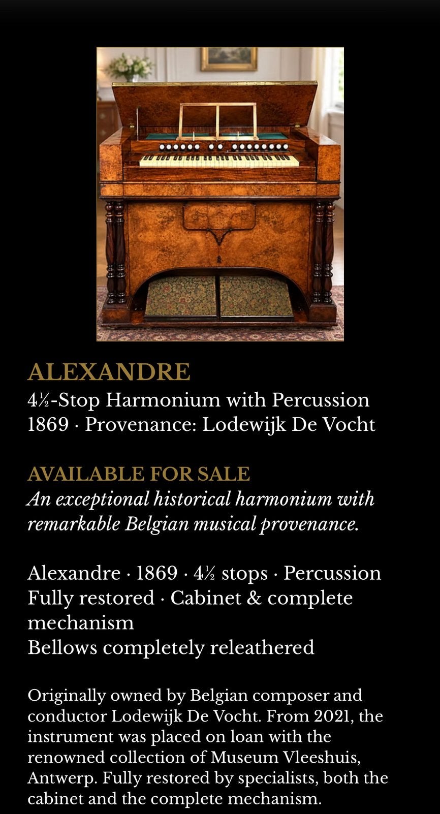 Te KOOP: Mustel, Alexandre, Debain, Bösendorfer, Erard,…!, Muziek en Instrumenten, Ophalen, Piano