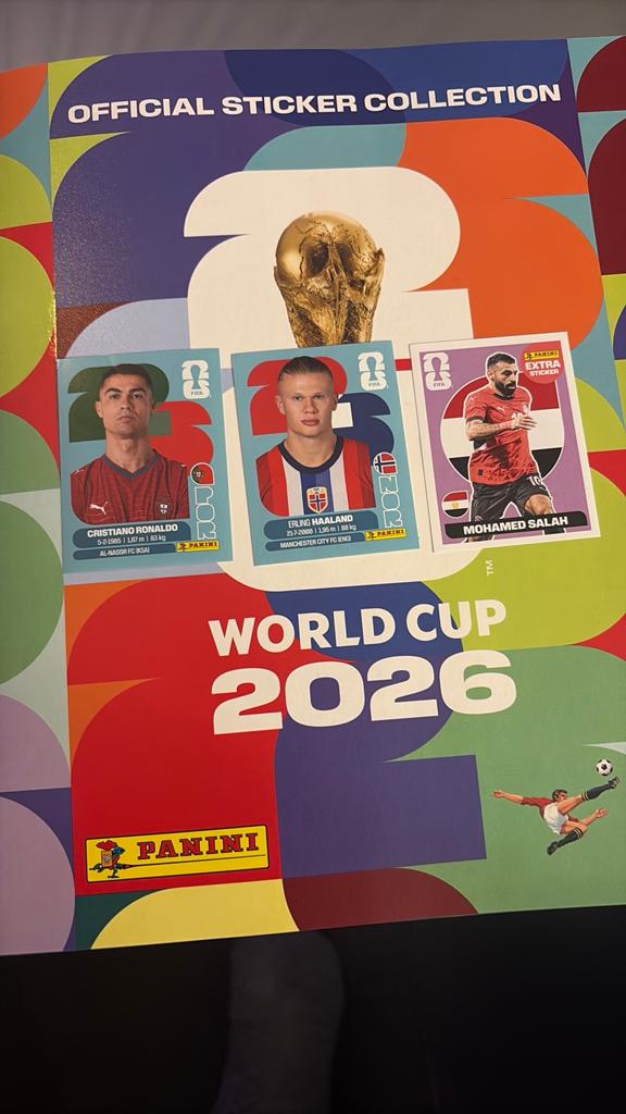 Panini stickers (172 inclusief Ronaldo, Haaland,Salah), Envoi, Neuf