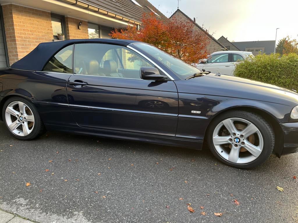 Bmw e46 cabriolet, Auto's, Cabriolet, Leder, Handgeschakeld, Particulier