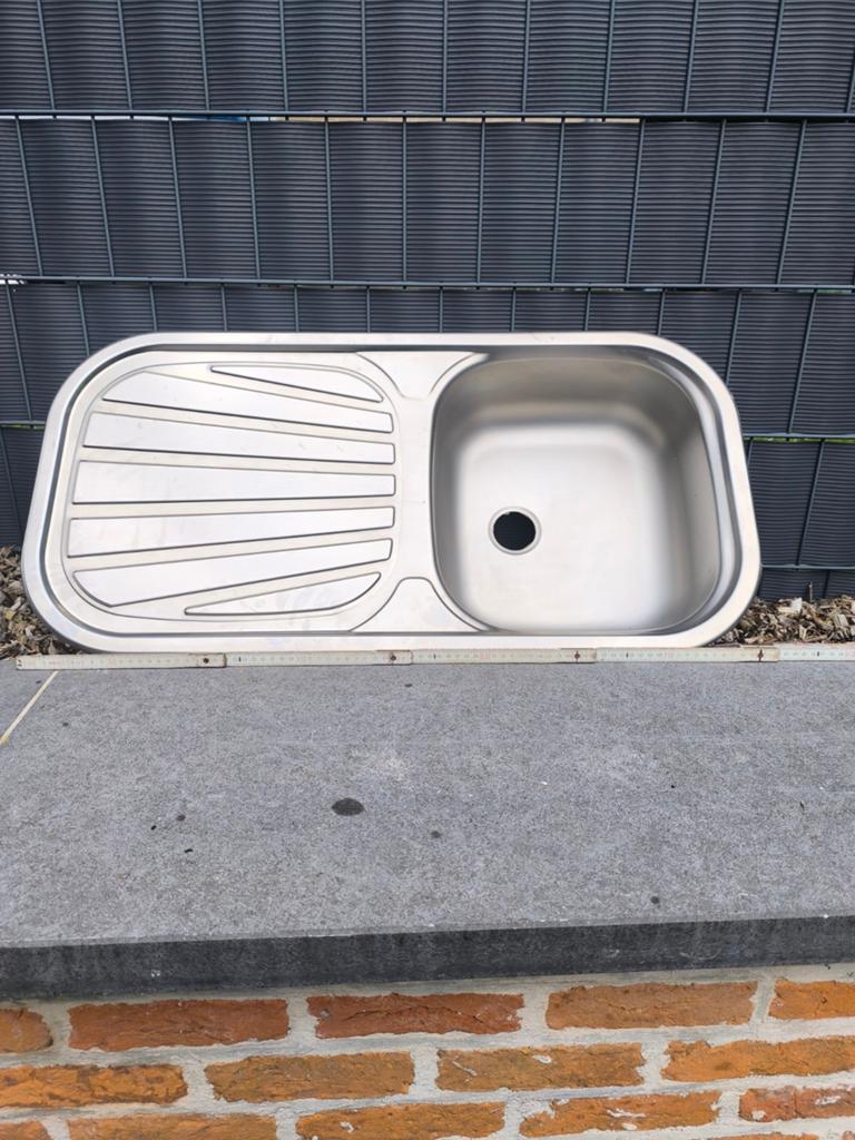 Spoelbak inox, Nieuw., Huis en Inrichting, Ophalen