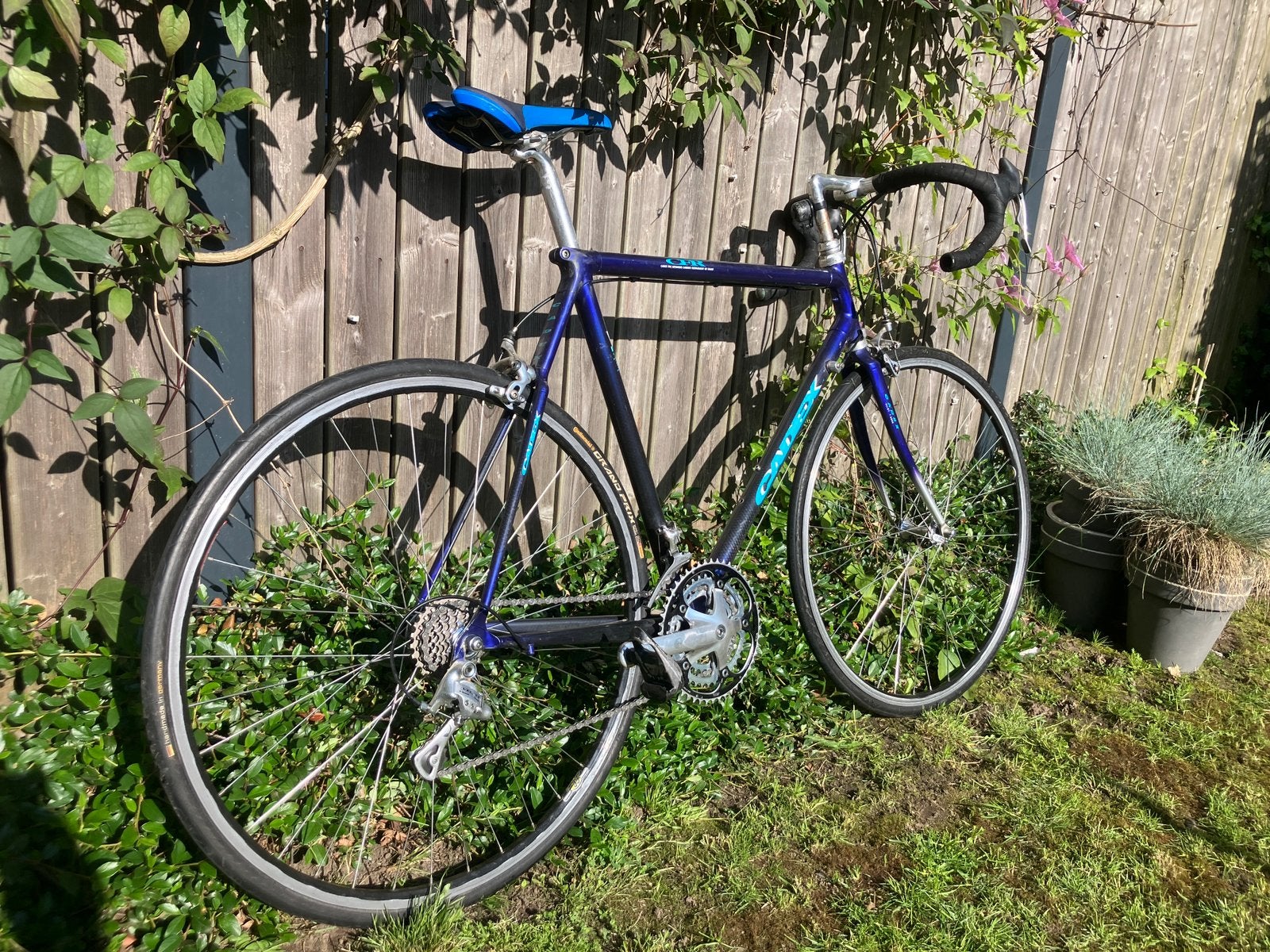 Vélo de route rétro en carbone Cadex, Frein sur jante, 57 à 61 cm, Giant, Enlèvement