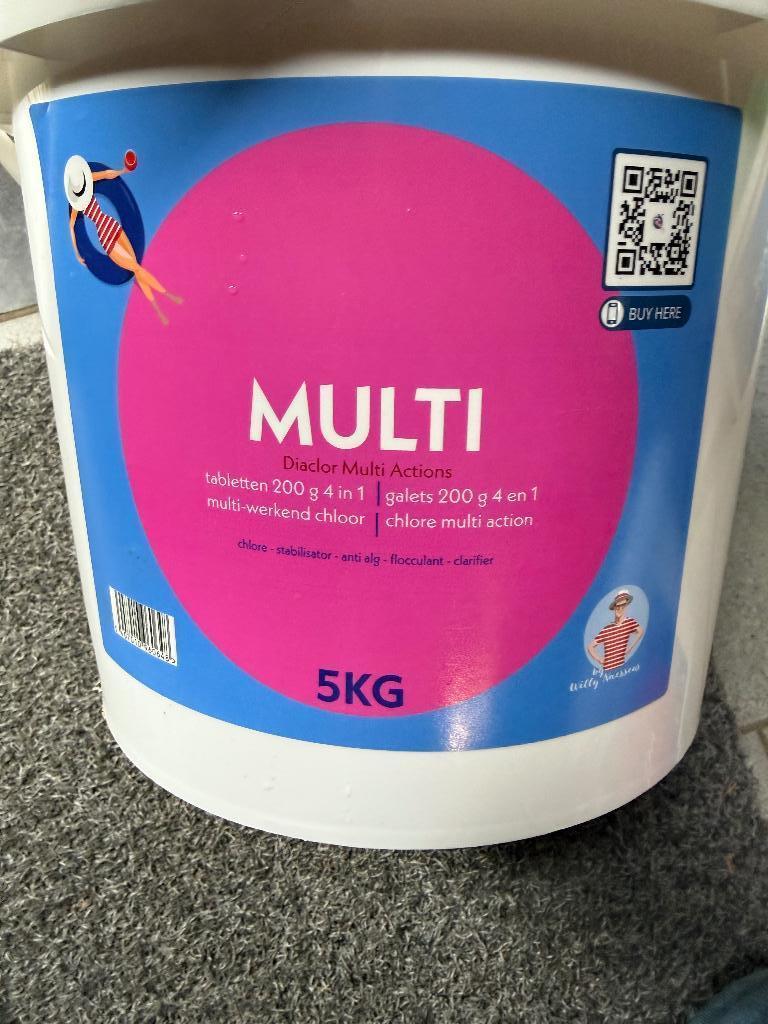 Chloortabletten Multi 4 in 1, Ophalen, Nieuw, Reinigingsmiddel