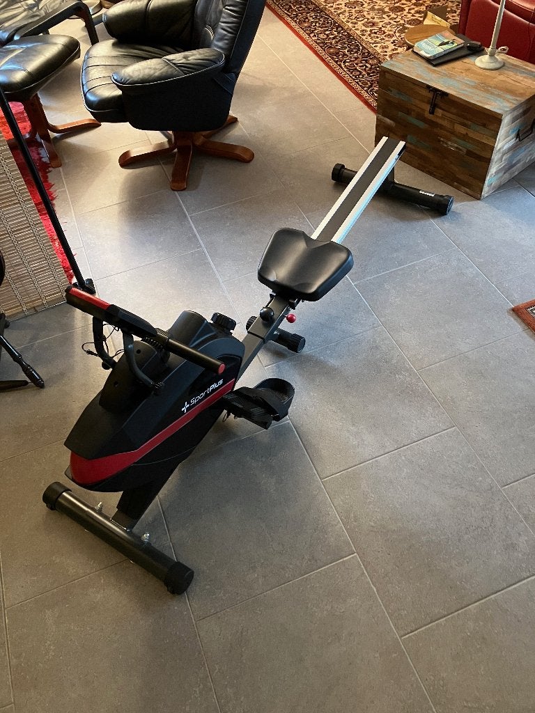 Rameur Sport Plus, Rameur, Comme neuf, Enlèvement, Métal